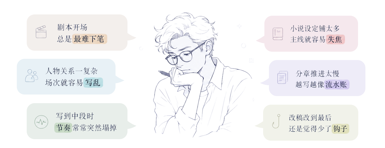 Creative Struggle Illustration